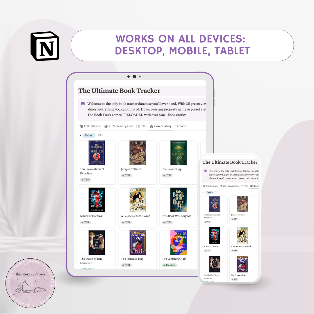The Ultimate Personal Library Notion Reading & Book Tracker Template