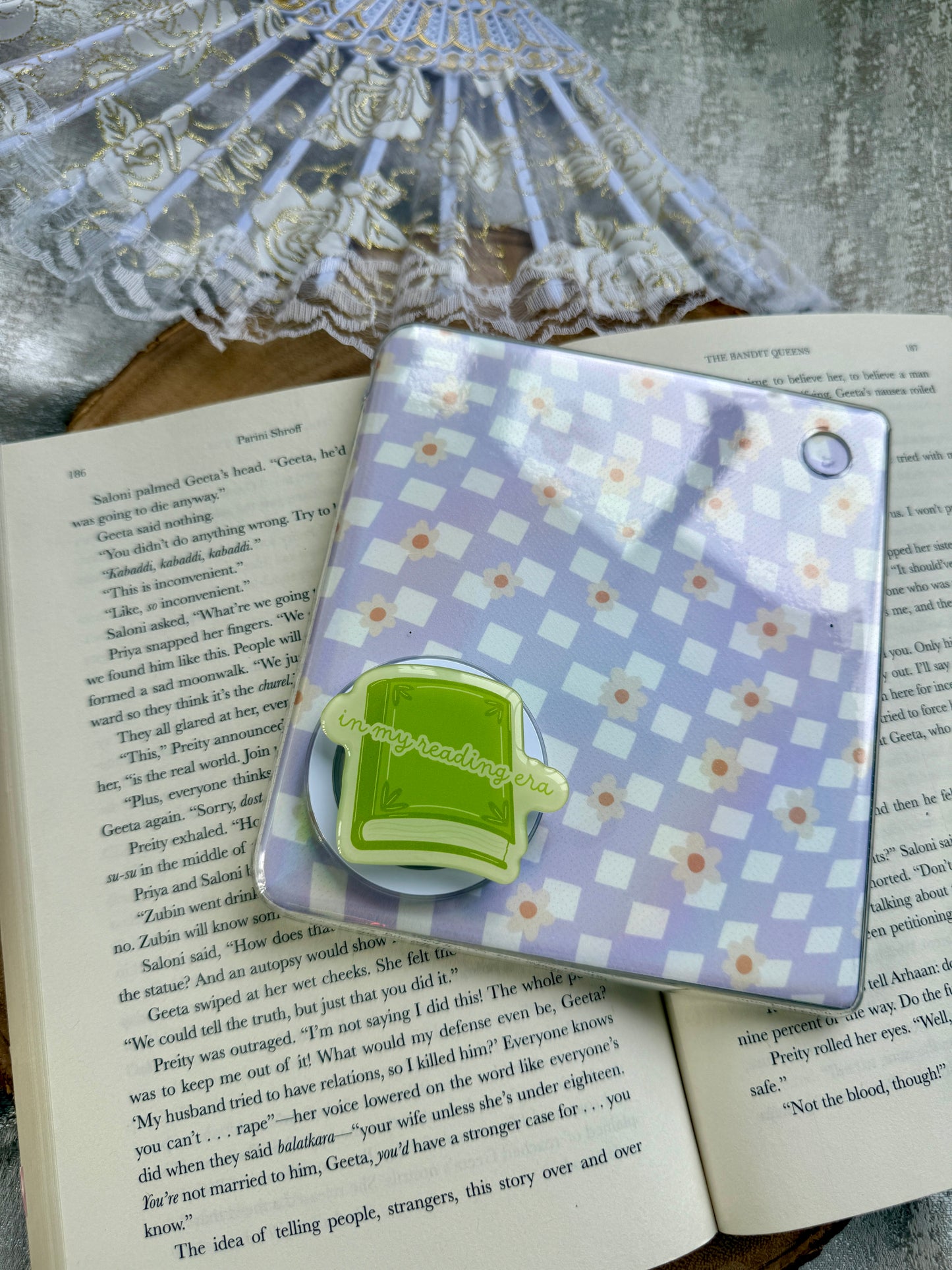 In My Reading Era Magnetic Pop Grip for Kindle or Kobo eReaders