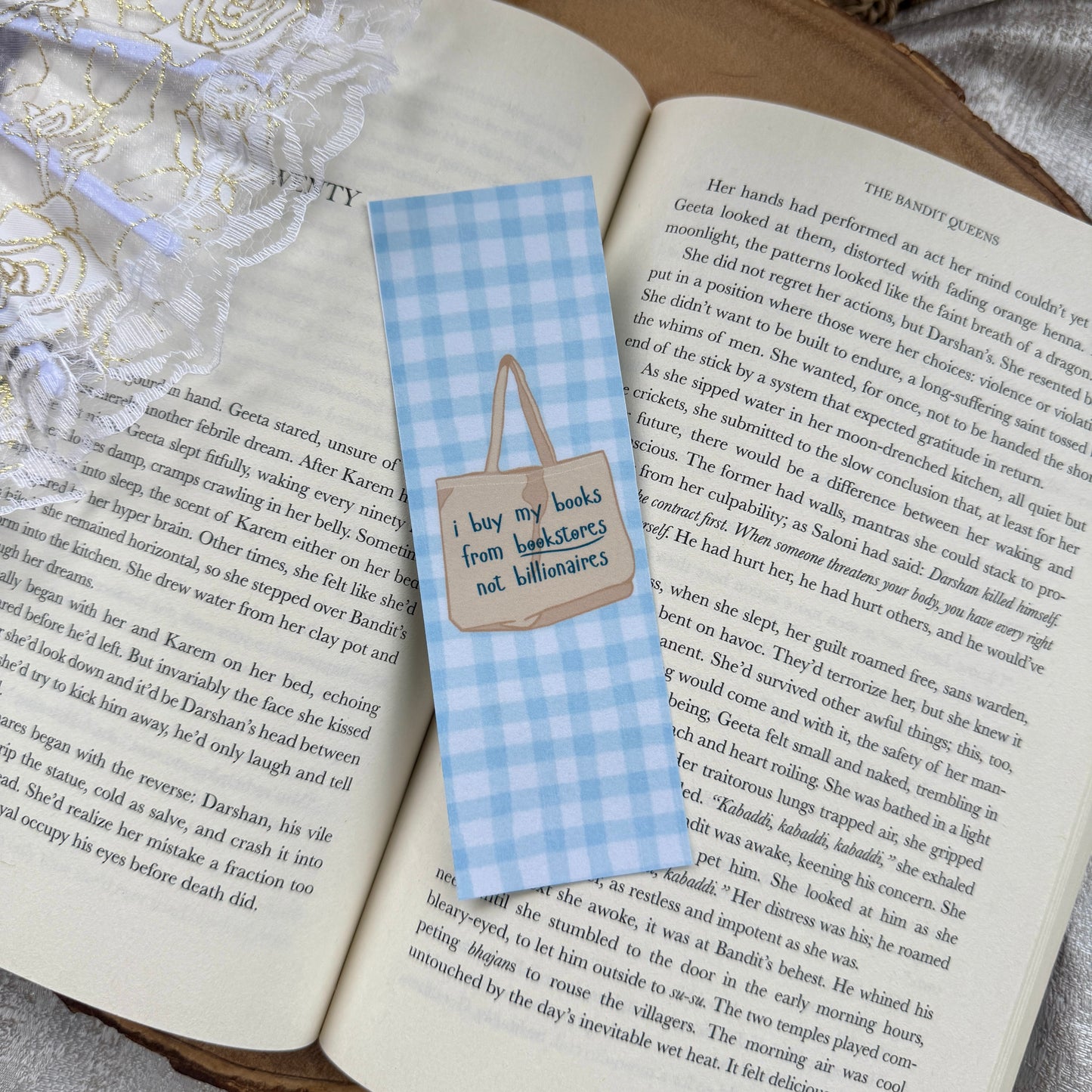 I Buy My Books from Bookstores Not Billionaires Indie Bookstore Bookmark