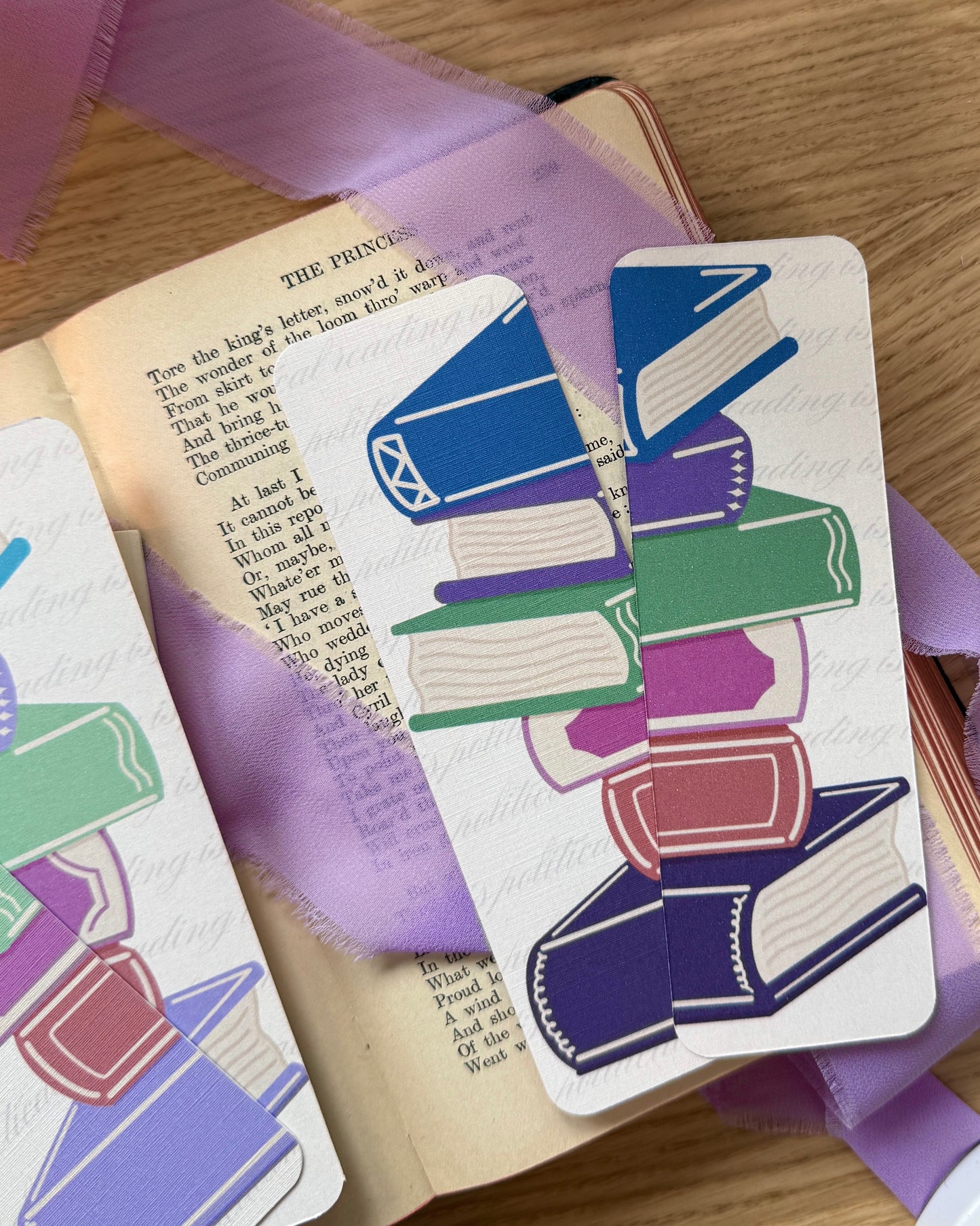 Reading is Political Bookstack Bookmark