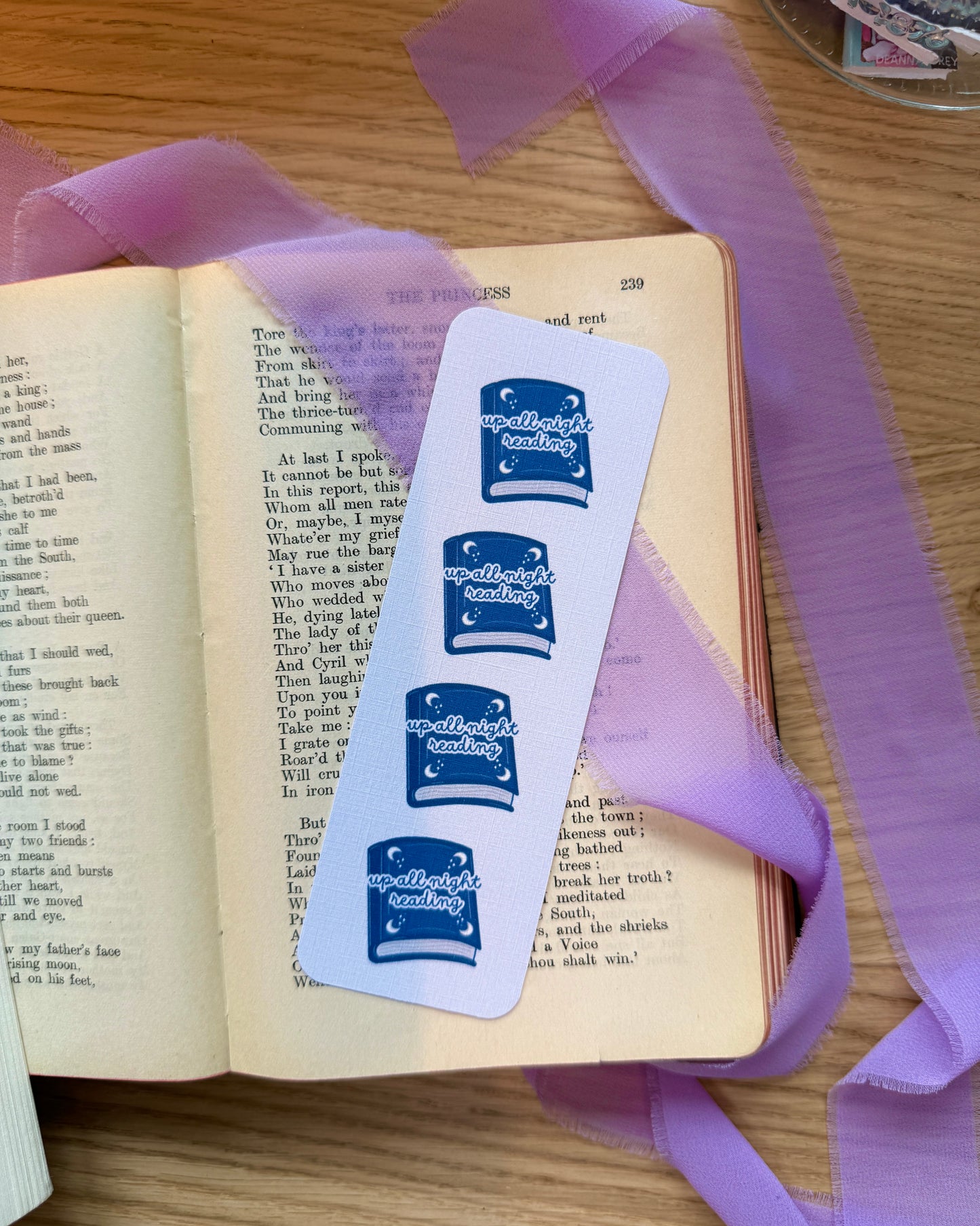 Starry Up All Night Reading Bookmark Set of 2