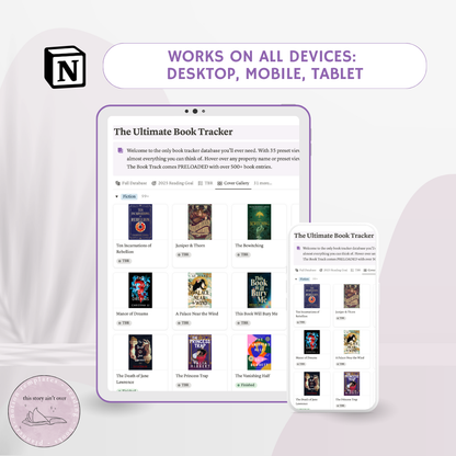The Ultimate Personal Library Notion Reading & Book Tracker Template