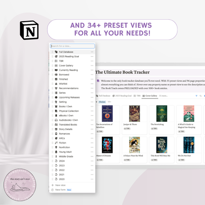 The Ultimate Personal Library Notion Reading & Book Tracker Template