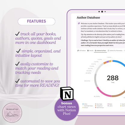 The Ultimate Personal Library Notion Reading & Book Tracker Template
