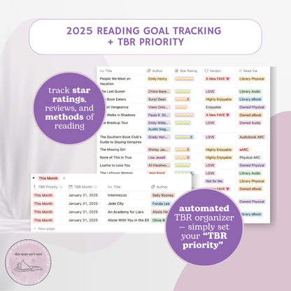 The Ultimate Personal Library Notion Reading & Book Tracker Template