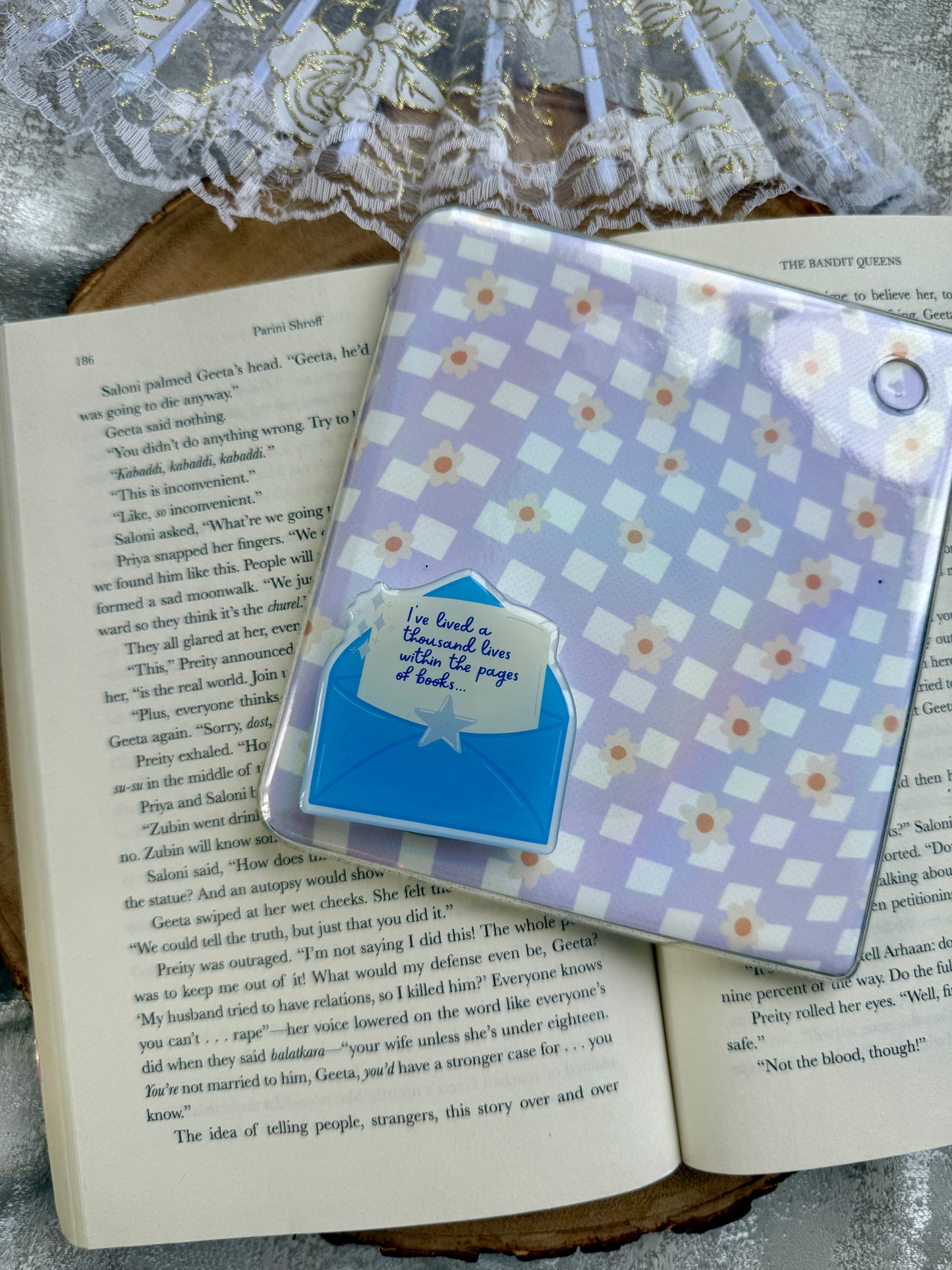 I've Lived A Thousand Lives Magnetic Pop Grip for Kindle or Kobo eReaders