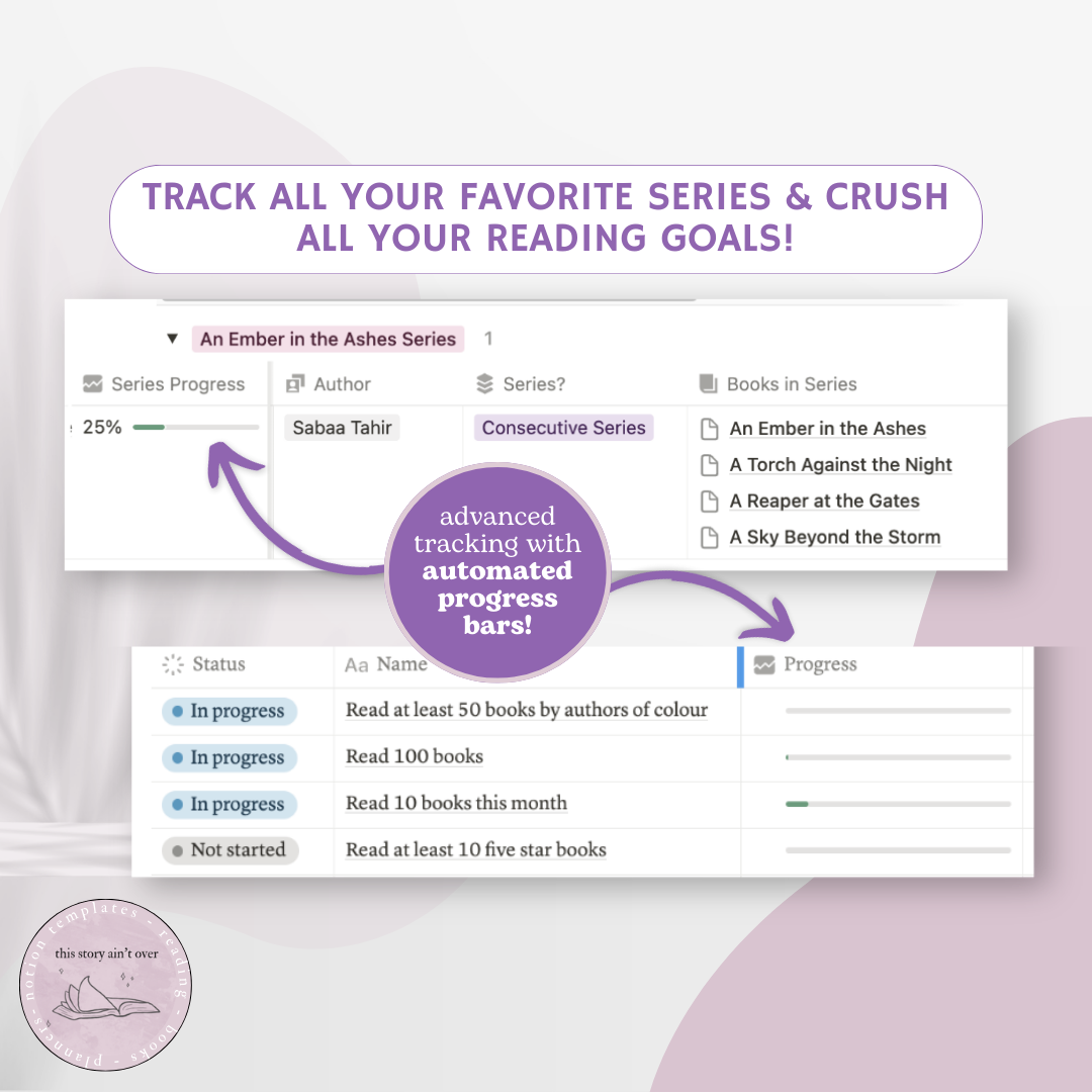 The Ultimate Personal Library Notion Reading & Book Tracker Template
