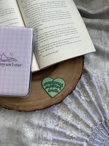 Emotional Support Kindle / Kobo Heart Sticker