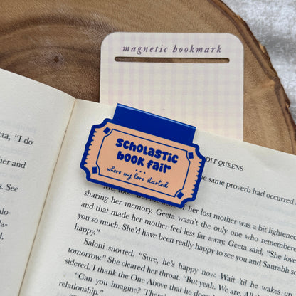 Scholastic Book Fair Magnetic Bookmark