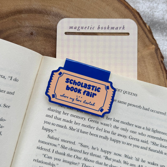 Scholastic Book Fair Magnetic Bookmark