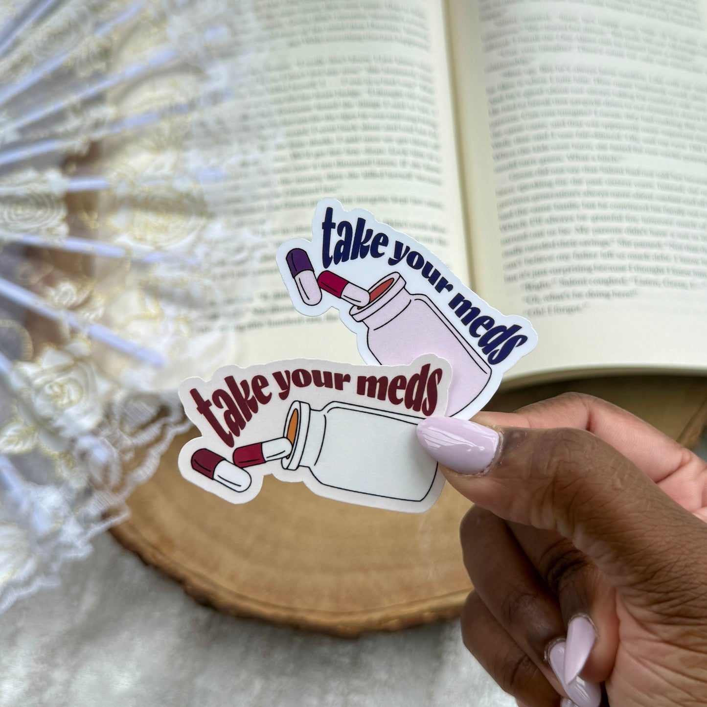 Take Your Meds Depression Mental Illness Sticker