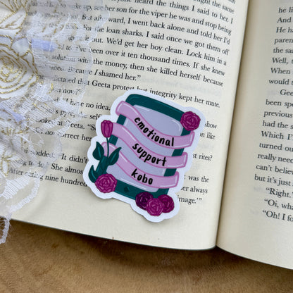 Emotional Support Kindle / Kobo Sticker