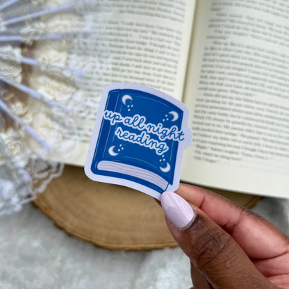 Up All Night Reading Sticker