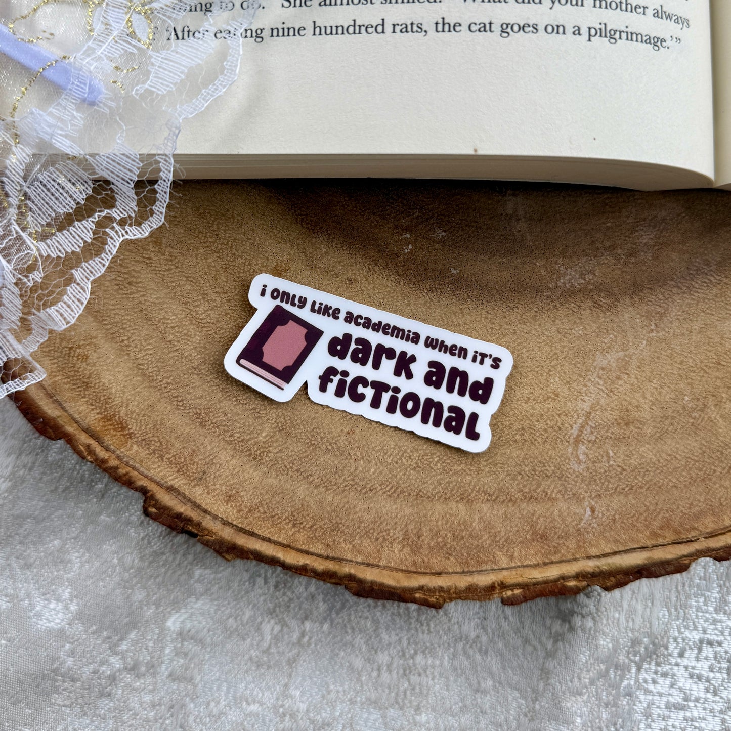 Dark Academia Sticker