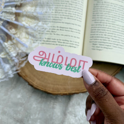Amma அம்மா Knows Best Sticker
