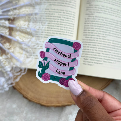 Emotional Support Kindle / Kobo Sticker