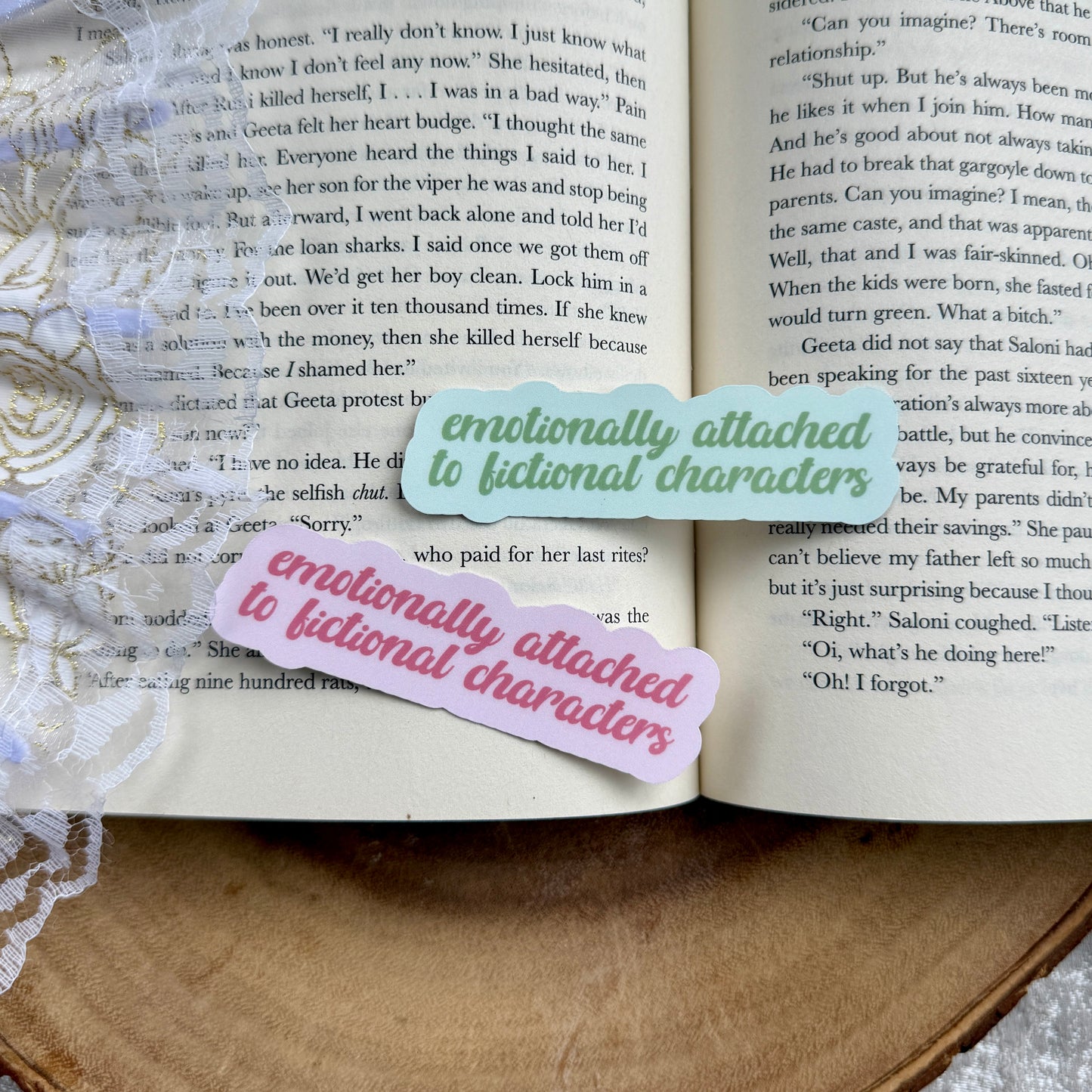 Emotionally Attached to Fictional Characters Sticker