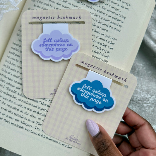 Fell Asleep Somewhere On This Page Magnetic Bookmark