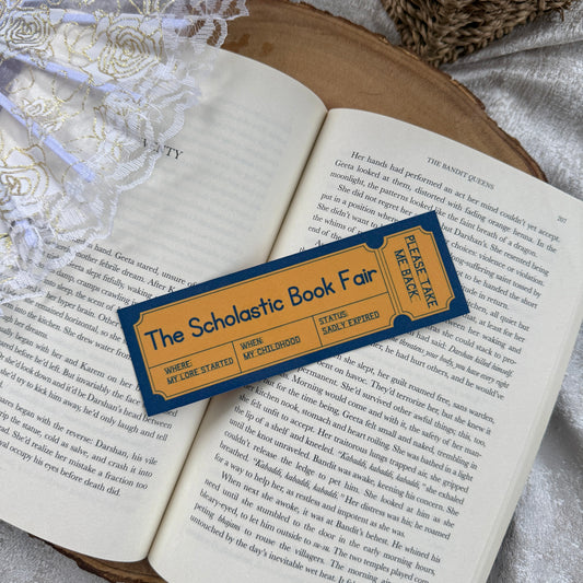 Scholastic Book Fair Bookmark