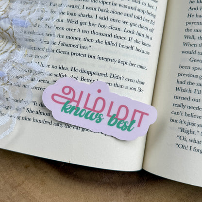 Amma அம்மா Knows Best Sticker