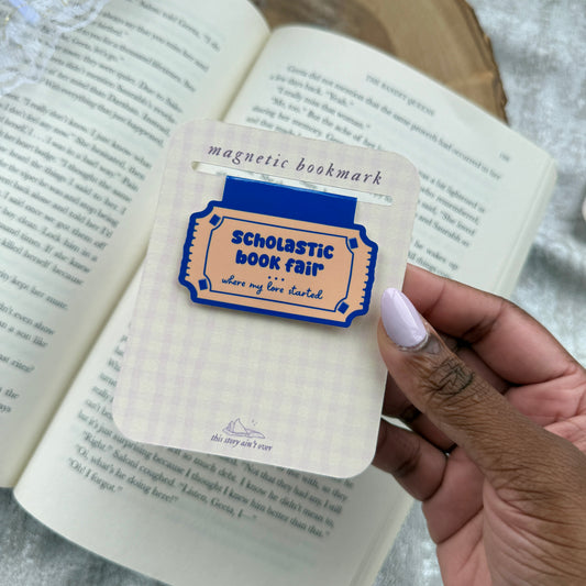 Scholastic Book Fair Magnetic Bookmark