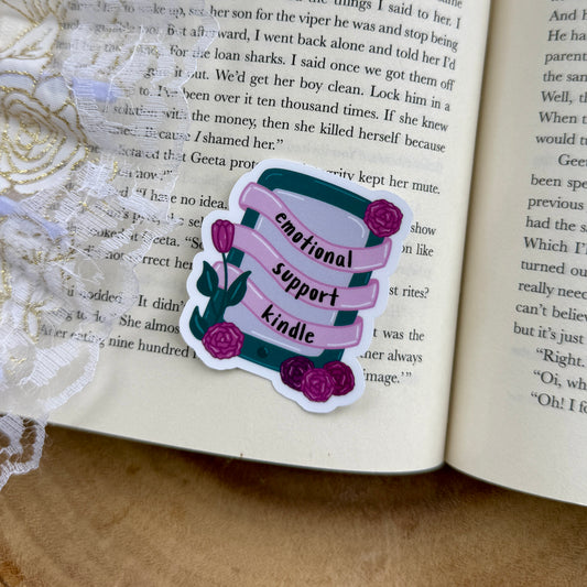 Emotional Support Kindle / Kobo Sticker