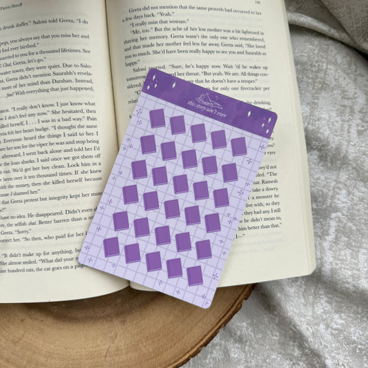 Book Review Journaling Sticker Sheet