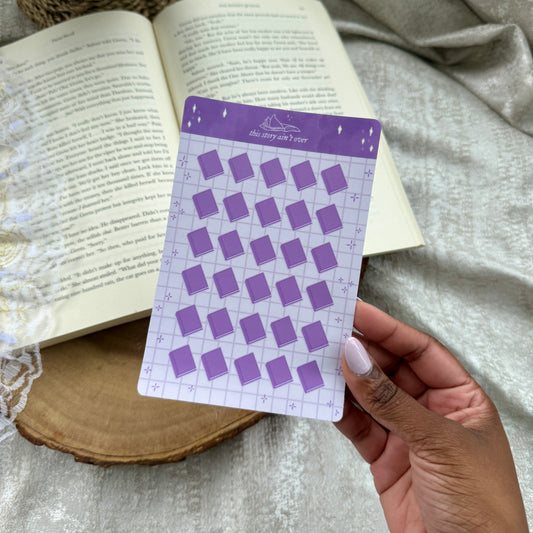Book Review Journaling Sticker Sheet