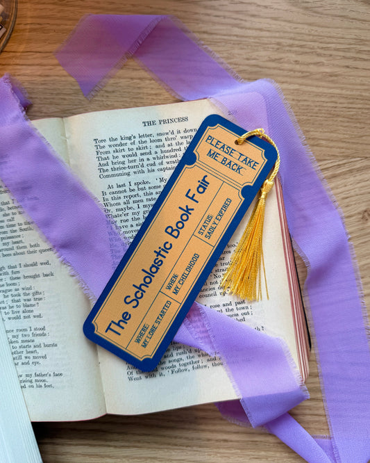 Scholastic Book Fair Bookmark