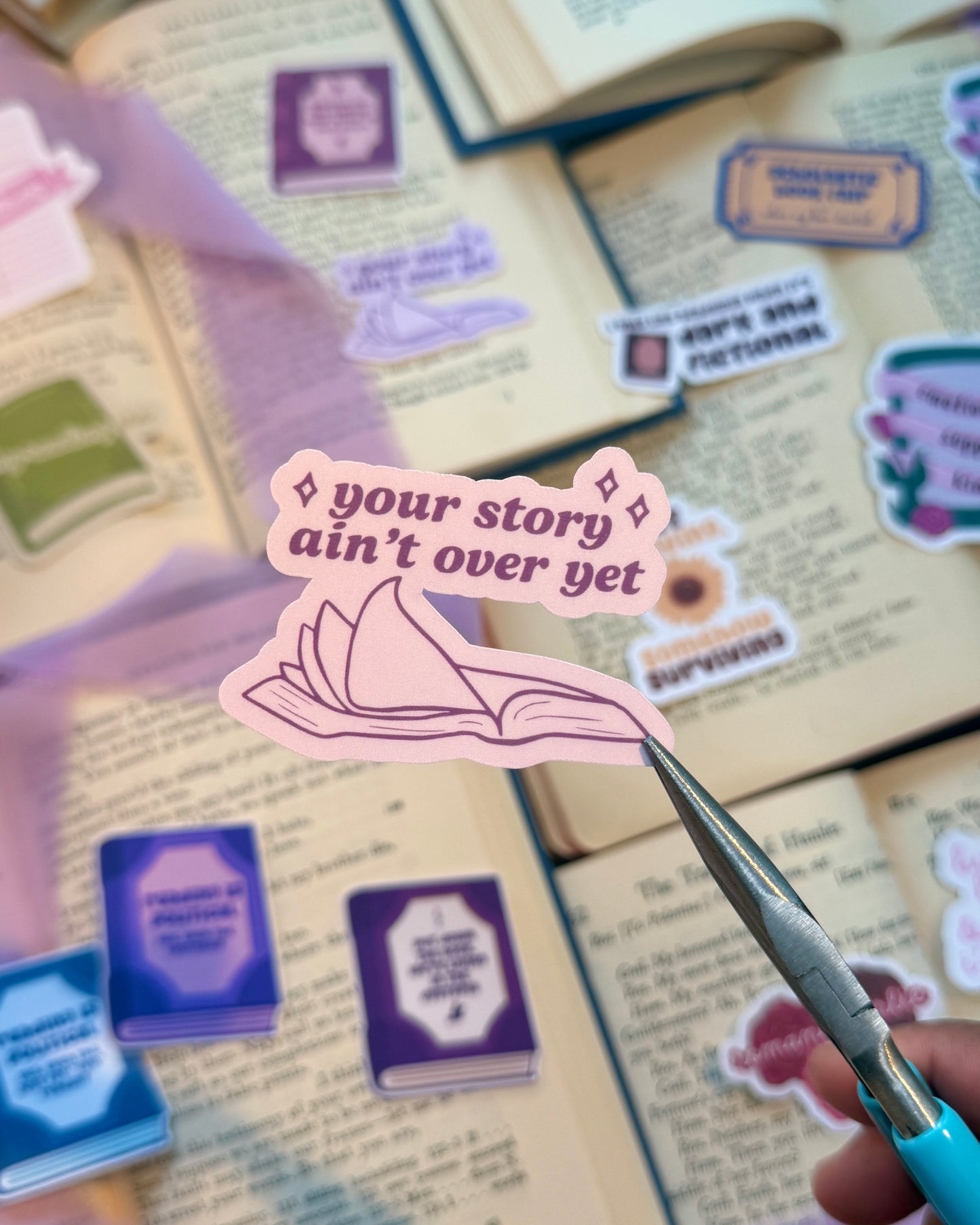 Your Story Ain't Over Yet Book Sticker