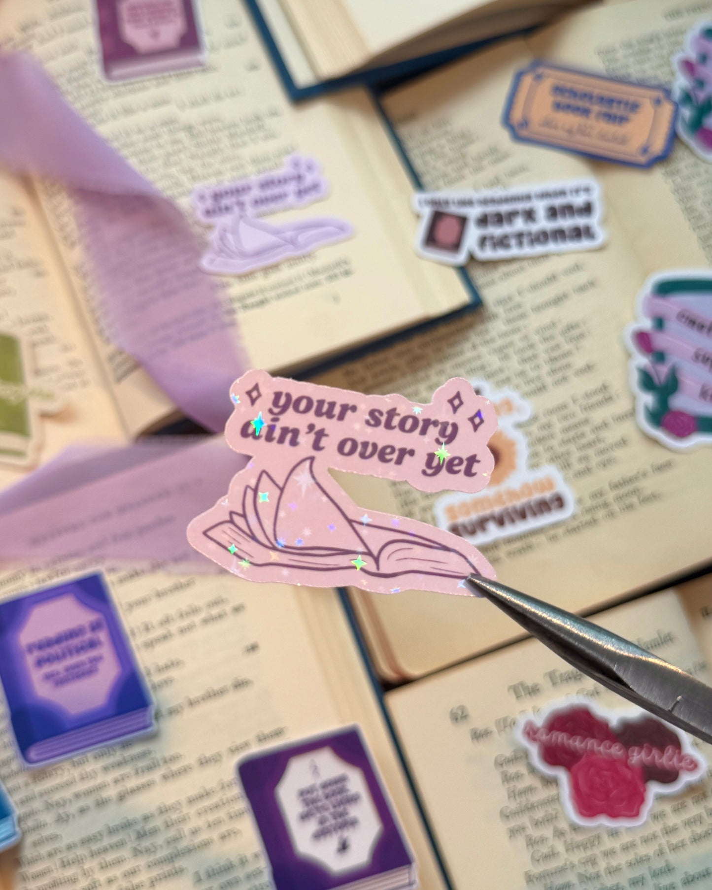 Your Story Ain't Over Yet Book Sticker