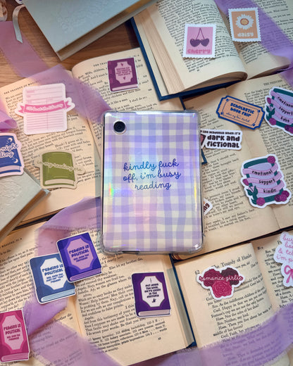"Kindly Fuck Off I'm Busy Reading" eReader Insert (Kindle / Kobo)