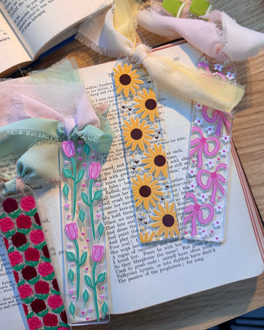 Spring Acrylic Bookmarks