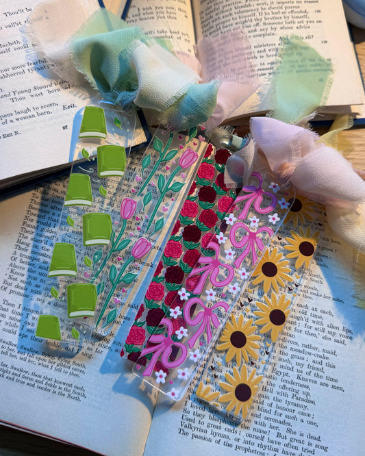 Spring Acrylic Bookmarks