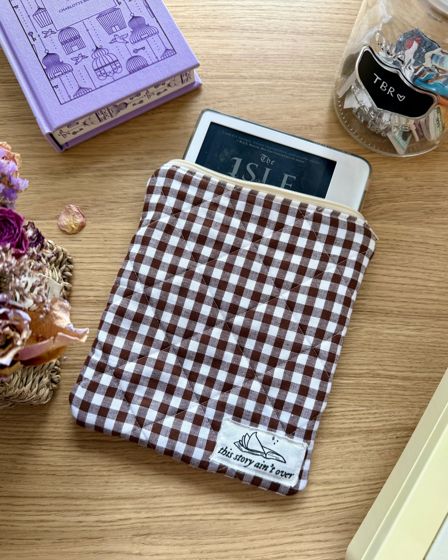Quilted Kindle/Kobo Sleeve with Zipper [LIMITED EDITION]