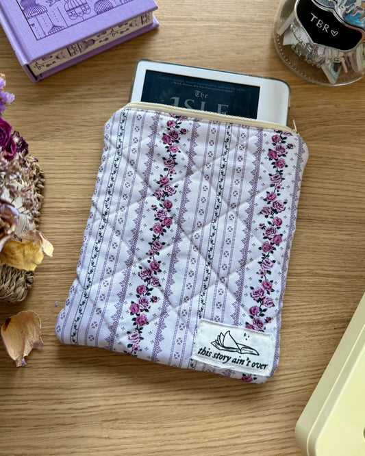 Quilted Kindle/Kobo Sleeve with Zipper [LIMITED EDITION]