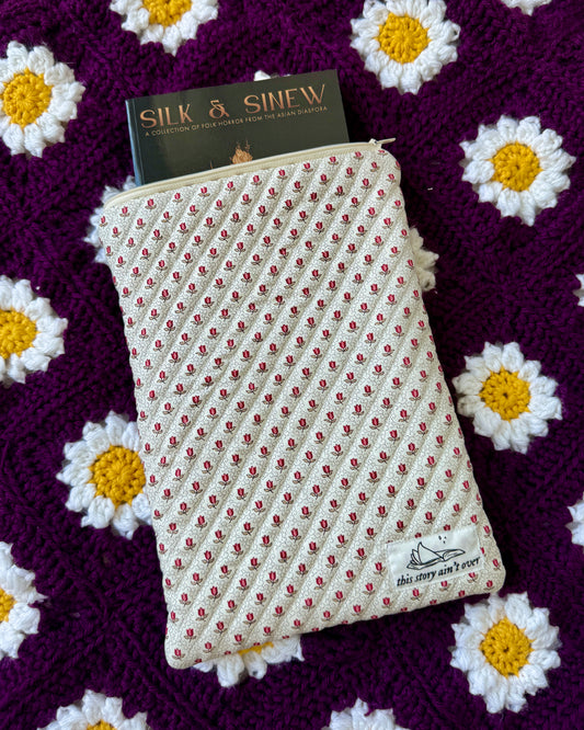 Quilted Book Sleeve with Zipper [LIMITED EDITION]